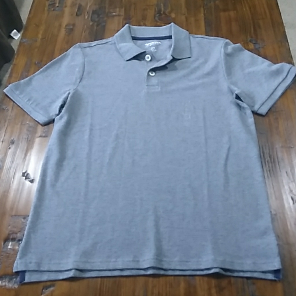 Gray Collared Tee